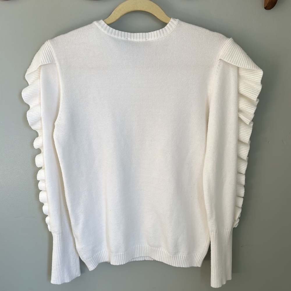 Express Ruffle Sweater XS - Picture 4 of 12